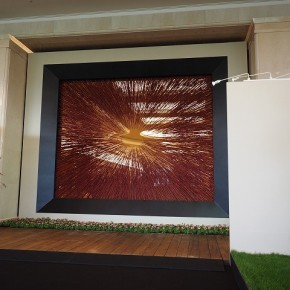 ダニエル・オスト展　ゲートオブジェ製作